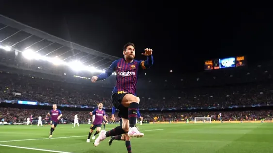 Doblete de Messi para meter al Barcelona en semifinales