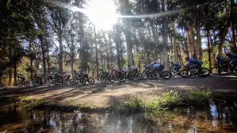 Parado. El pelotón de la ruta sanjuanino se quedó sin la Doble Calingasta para este fin de semana por problemas económicos.