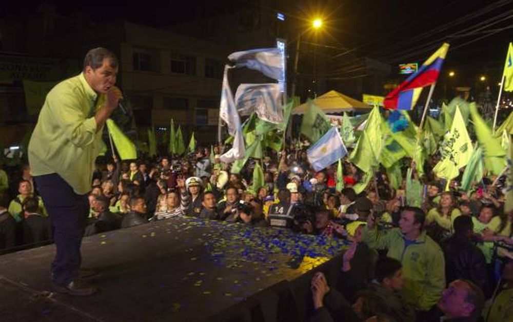 Rafael Correa busca hoy un nuevo mandato en Ecuador