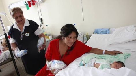 El recién nacido ya tiene quien lo cuide