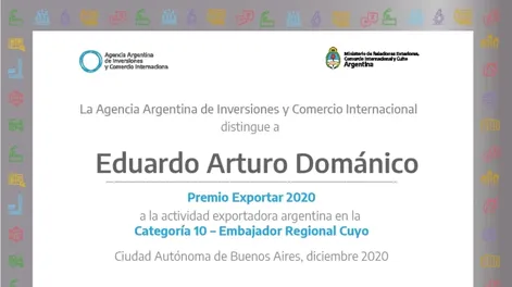 Diatomid, embajador regional Cuyo