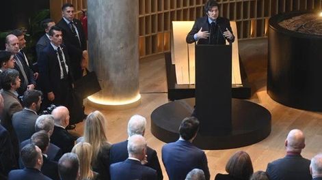 JAVIER MILEI. Advirtió ayer que a su gobierno no le falta política y ratificó el rumbo pese a que el Congreso quiere sabotear su programa de Gobierno.