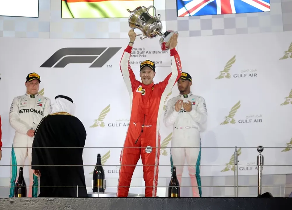 Sebastian Vettel fue el ganador de Bahréin
