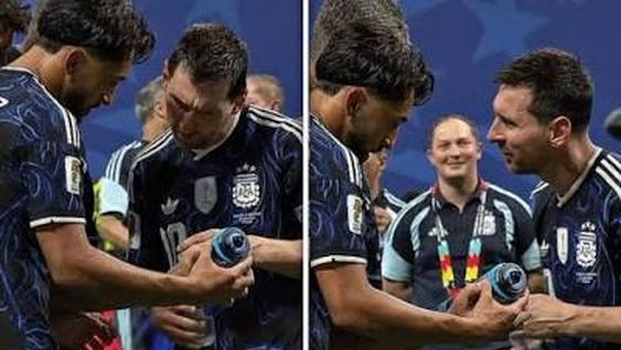 El momento en que los jugadores de la selección encontraron la botella con las anotaciones del arquero Inglés.&nbsp;