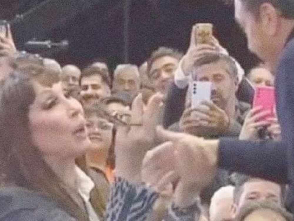 Moria Casán interrumpió un acto de Sergio Massa y se volvió viral