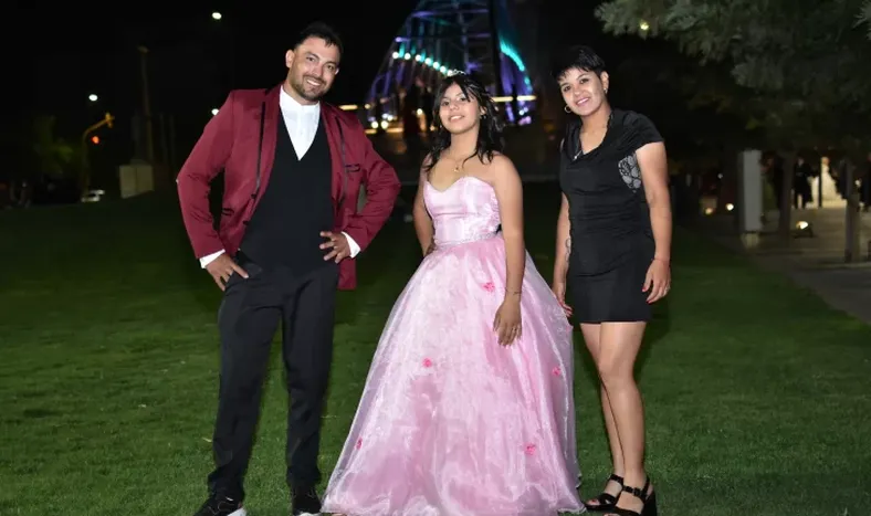 Pía Agüero celebró sus quince años