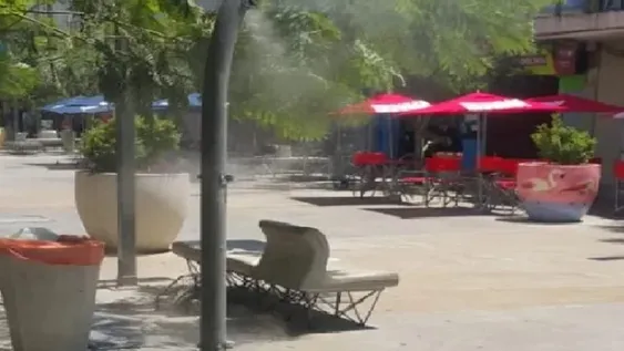 No descartan sacar los humidificadores de la Peatonal, ya que no funcionaron