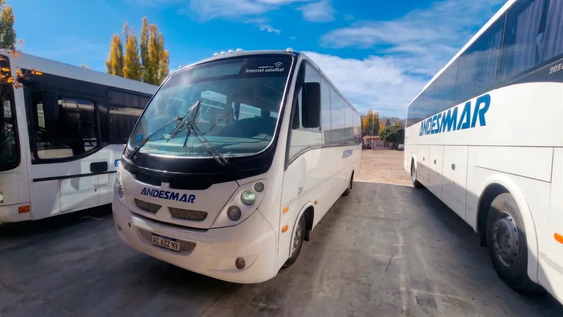 Minibuses de Andesmar.