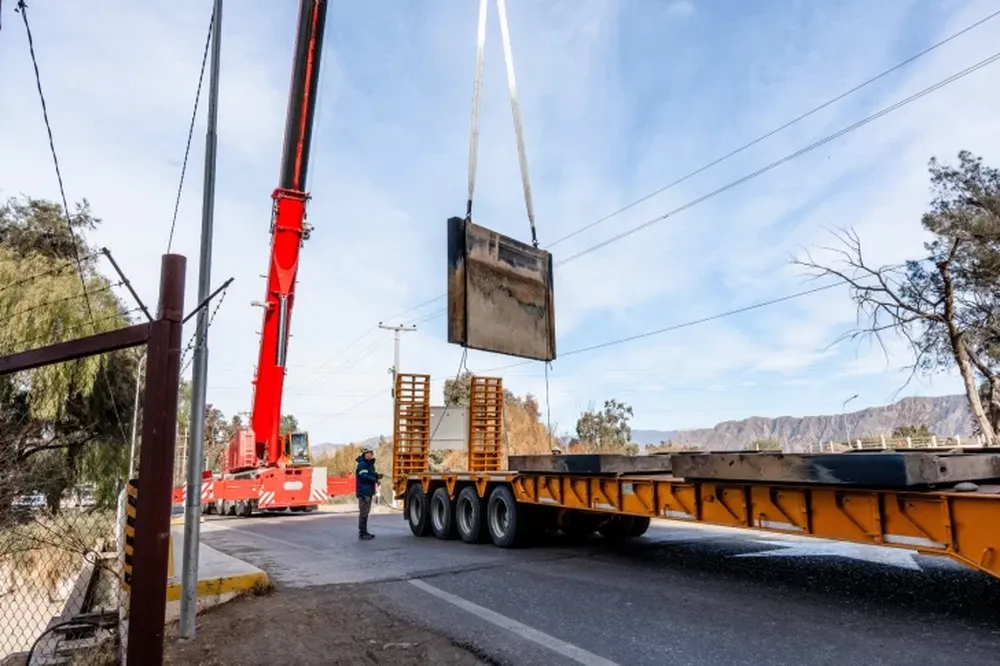 Después de 20 años, Hidráulica reacondiciona las compuertas del Dique San Emiliano