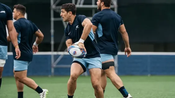 Los Pumas realizaron su primer entrenamiento de preparación en Francia