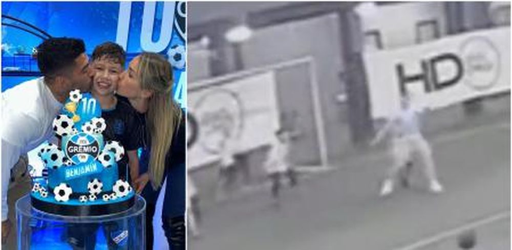 El golazo de chilena de Luis Suárez en el cumpleaños de su hijo que es furor en las redes