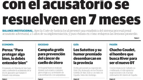 Tapa Edición 25 de Febrero 2026