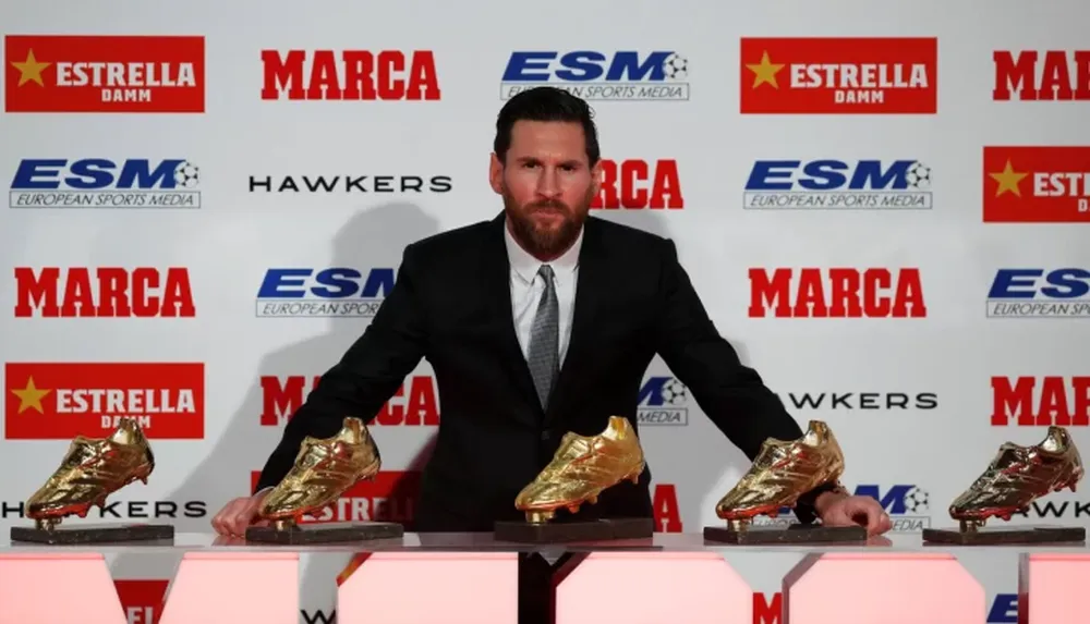 Messi recibió su quinta Bota de Oro