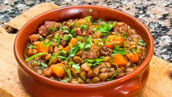 Guiso de lentejas
