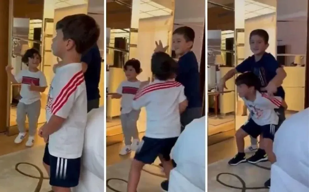 Mateo Messi hizo pogo al escuchar la canción que Bizarrap le dedicó a su padre