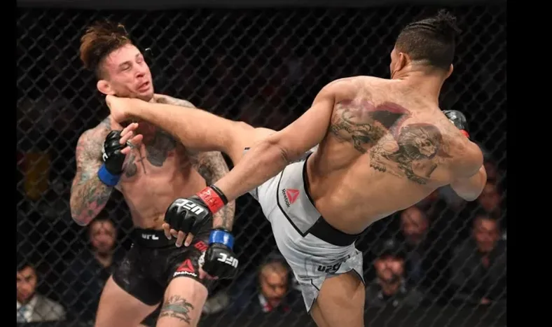 Los cuatro impactantes nocauts nominados por UFC al mejor del año