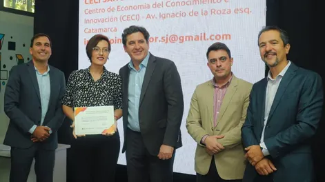 Diario de Cuyo | HETEROGÉNEO. Los 24 proyectos que están trabajando surgen de varios sectores económicos, hay cinco mujeres que quedaron seleccionadas.