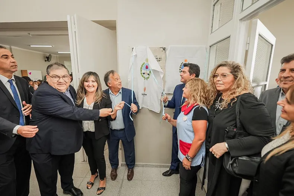 El gobernador Orrego encabezó la inauguración del ENI Nº 81, en el departamento Ullum.