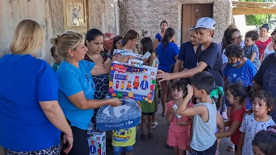 Promoción de salud en un merendero