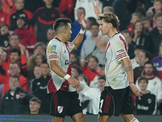 Facundo Colidio fue el autor del segundo gol de River. Facundo Colidio fue el autor del segundo gol de River.