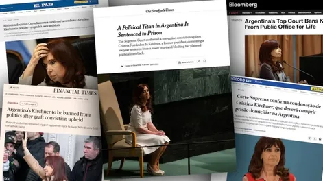 “El fin oficial de sus aspiraciones políticas”: la sentencia a Cristina Kirchner vista por la prensa internacional