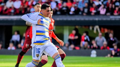 Sin gol. Miguel Merentiel no pudo marcar ante Newells y a Boca se le complicó todo. Al final, salvó un punto.
