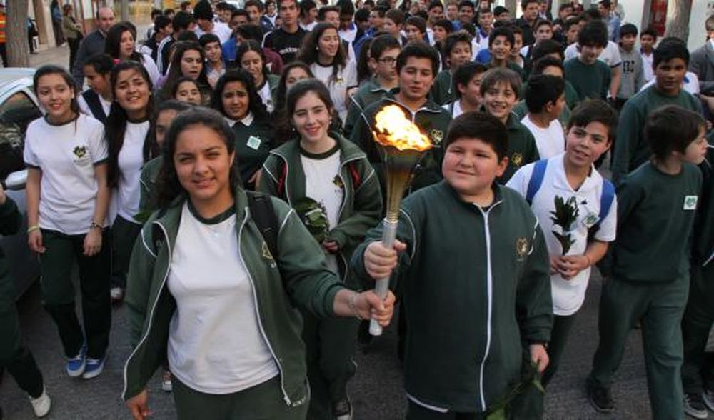 La antorcha, llevada a paso lento
