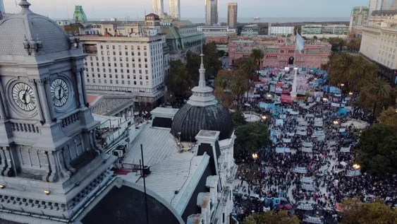 Piqueteros reclaman un paro