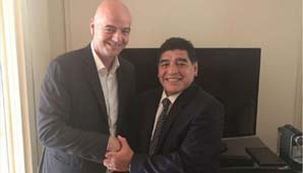 Maradona será veedor de FIFA para supervisar la Superliga