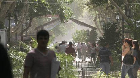 El viento alivió y ahora se vienen días de 35ºC