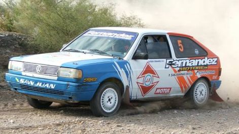 En Albardón, larga el rally sanjuanino
