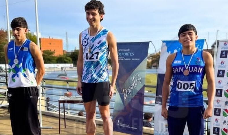 Bronce. Los atletas de San Juan cosecharon medallas en Entre Ríos en el Nacional U20.