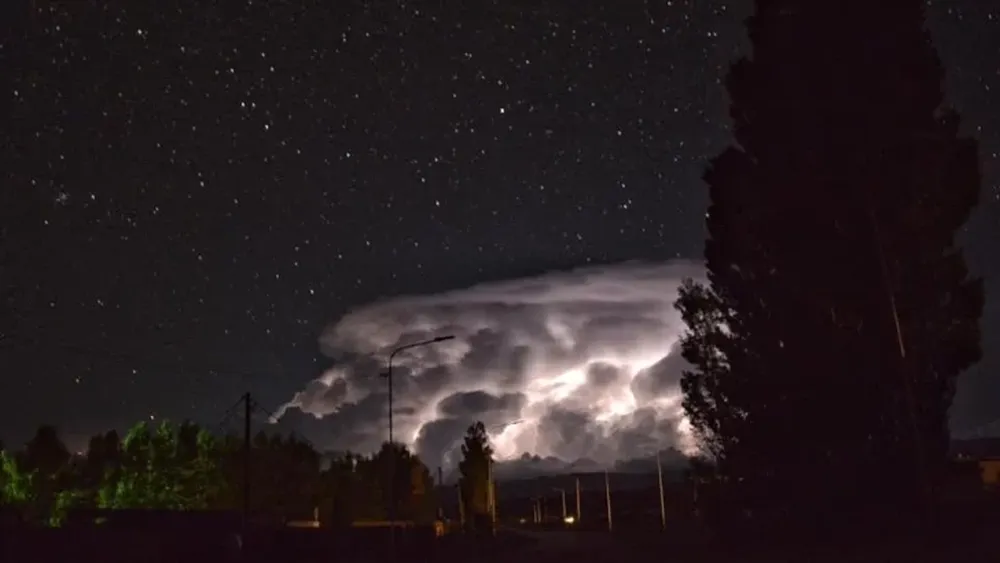 Las impactantes fotos de la tormenta en Iglesia que son virales