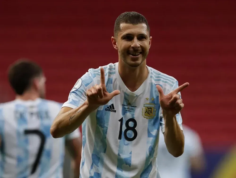 Mirá la jugada con la que Argentina abrió el marcador contra Uruguay