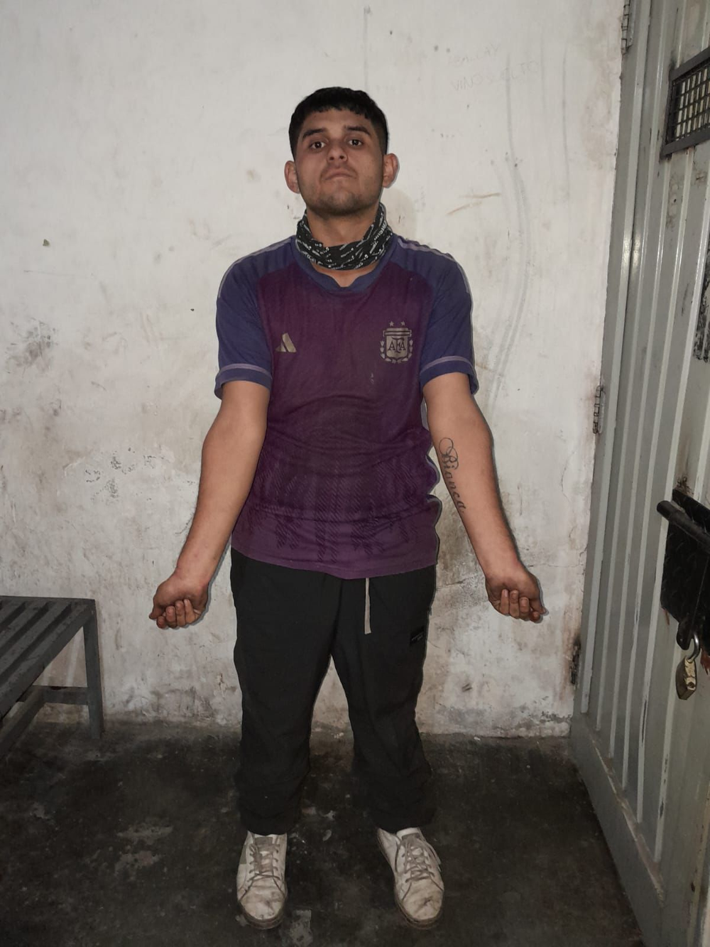 El detenido es Santiago Martín Araya Herrera.