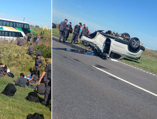 Impactante choque terminó con dos muertos y varios heridos en Ruta 14. Impactante choque terminó con dos muertos y varios heridos en Ruta 14.