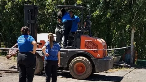 Pocito: un hombre fue aplastado por un autoelevador y sufrió fractura de cráneo