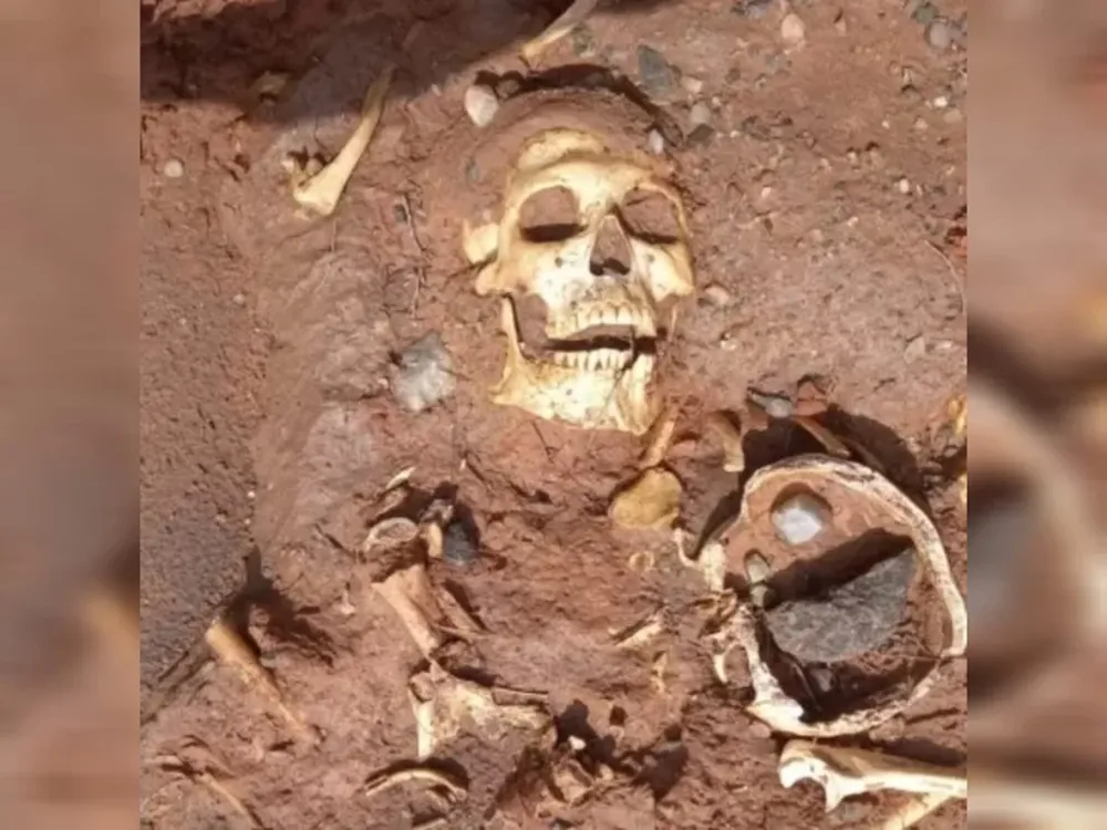 Huesos hallados en Marayes.-