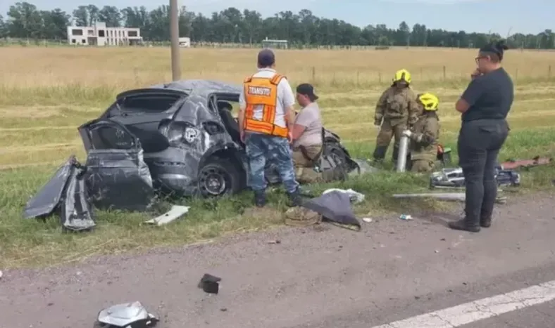 Accidente fatal en Las Flores.-