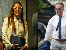 Agustina Cosachov y Leopoldo Luque, dos de los imputados en el juicio por la muerte de Maradona.