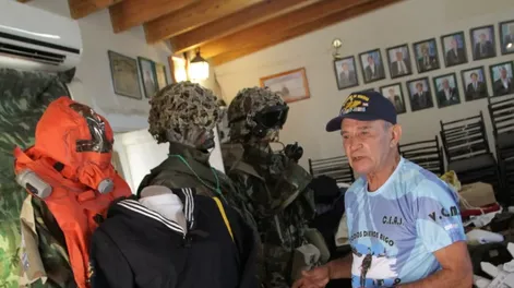 Diario de Cuyo | En acción. El CEAS ya está preparando la muestra sobre la Guerra de Malvinas para la vigilia del 2 de abril.