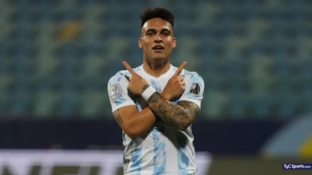 Lautaro Martínez, baja en Argentina para visitar a Paraguay