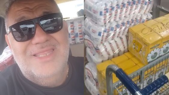 Locutor del problema con el puré de tomates mostró que el supermercado le donó mercadería.