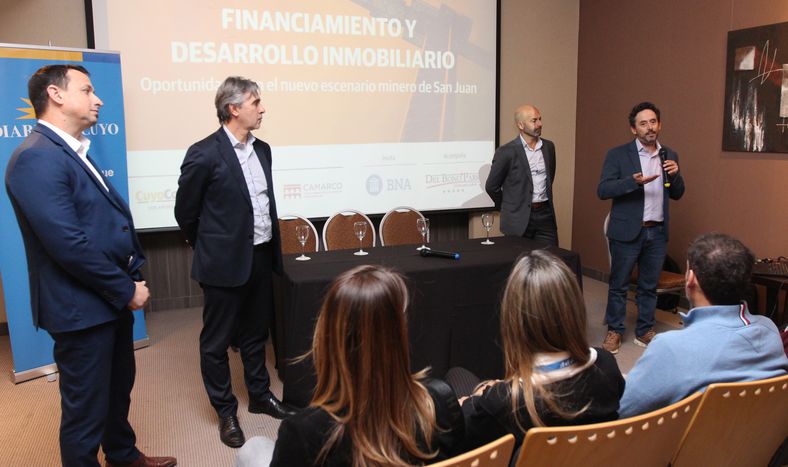 El Bono Park de San Juan fue escenario de una jornada sobre financiamiento, construcción y desarrollo inmobiliario organizada por Cuyo Construye junto a Banco Nación.