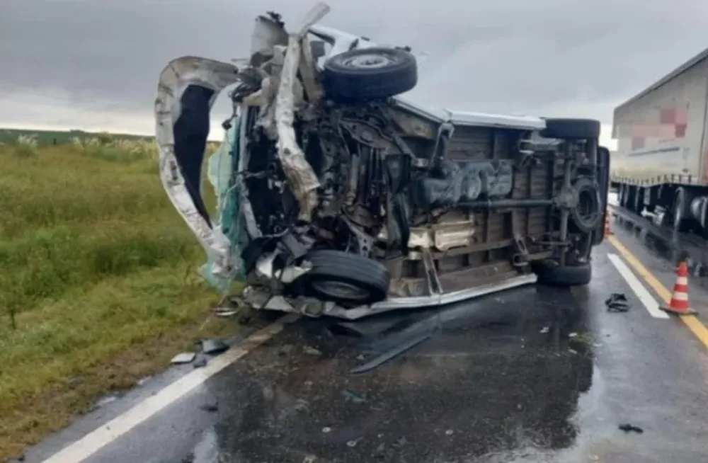Un choque en la ruta 7 dejó dos muertos y un herido grave