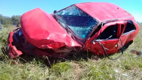 Automovilista chocó contra un caballo y volcó: sufrió serias lesiones