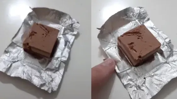 Compró un chocolate de una marca famosa y encontró algo asqueroso en su interior