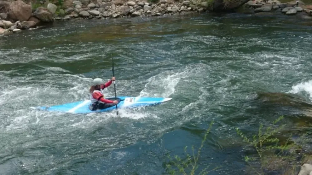 Ana Lucía Pickenhayn consiguió la medalla de bronce en la última fecha del Argentino de Kayak
