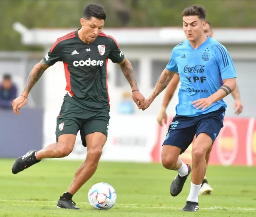 Ensayo con goleada a River