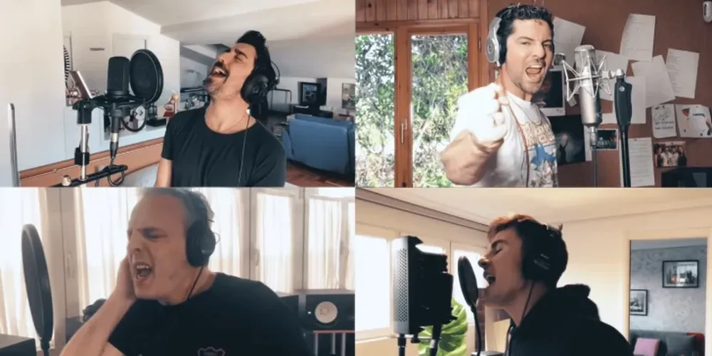 Cantantes españoles se unieron para entonar “Resistiré”